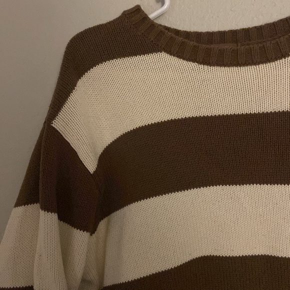 John Galt One Size Stripe Sweater - Picture 3 of 4